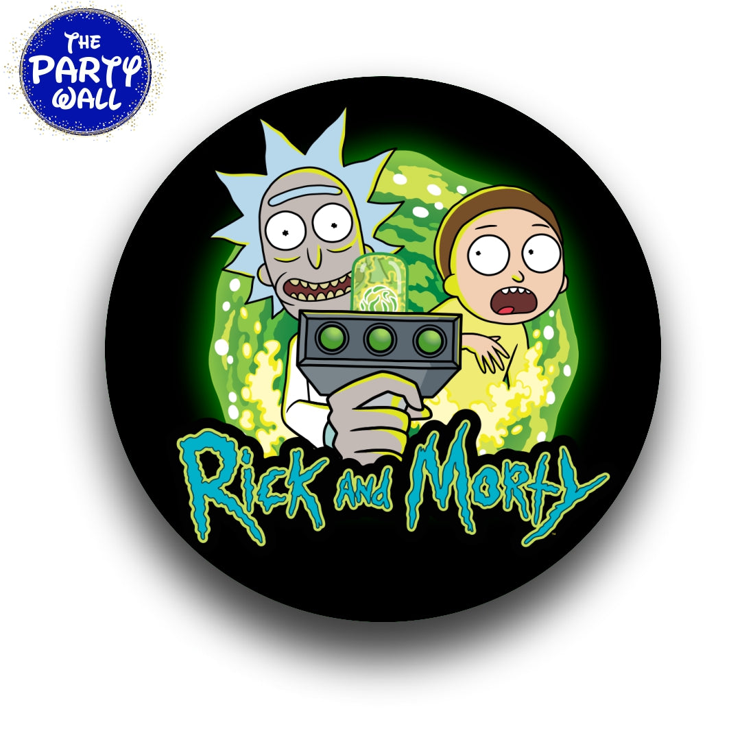 Rick y Morty - Funda para mampara circular