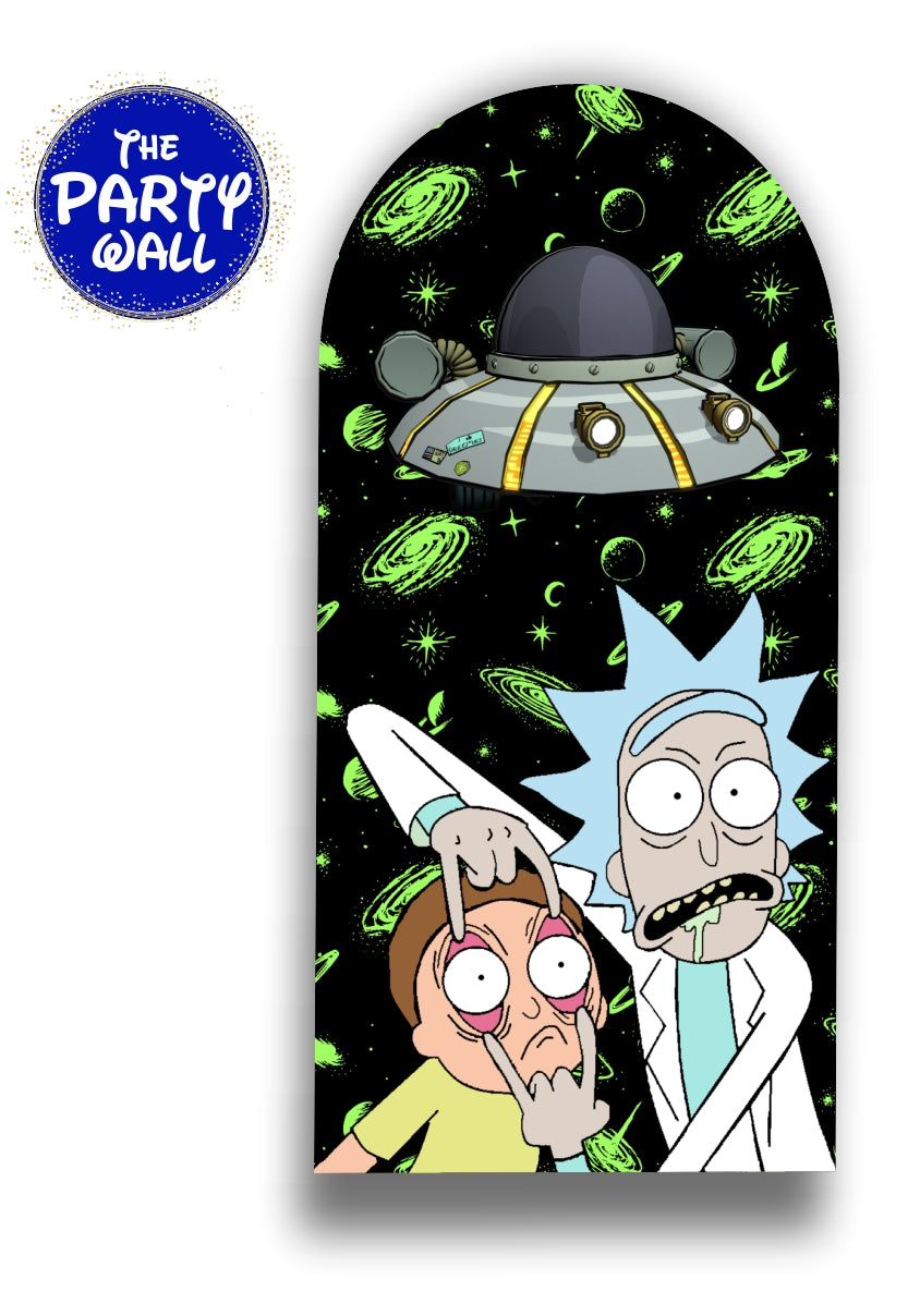 Rick y Morty - Funda para mampara de punta redonda