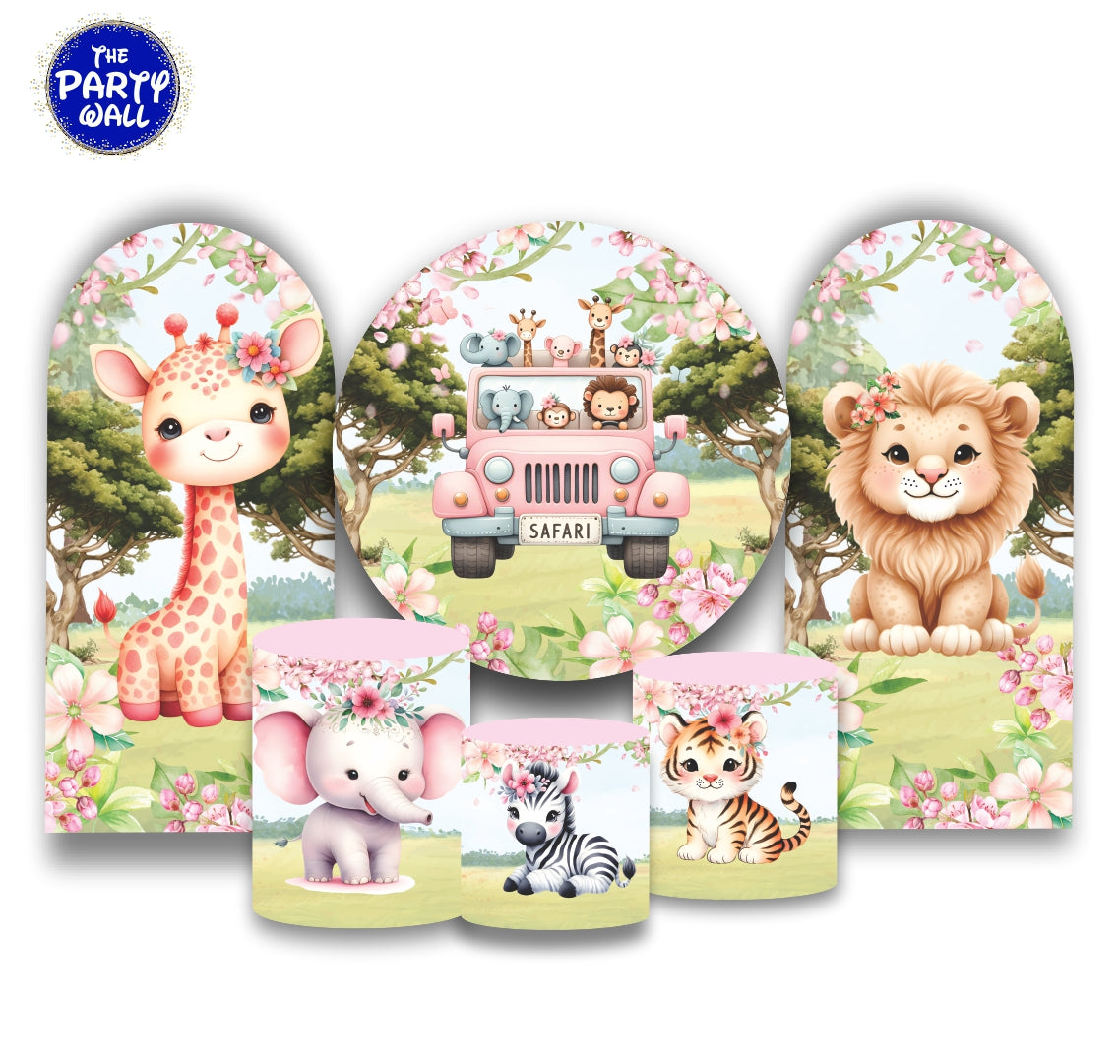 Safari Cute - Fundas para set + 2 complementos