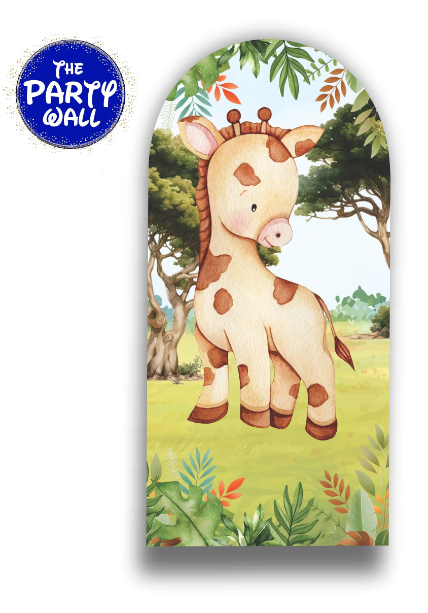 Safari Cute - Funda para mampara de punta redonda