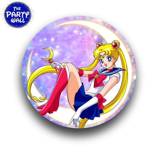 Sailor Moon - Funda para mampara circular