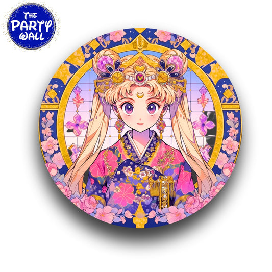 Sailor Moon - Funda para mampara circular