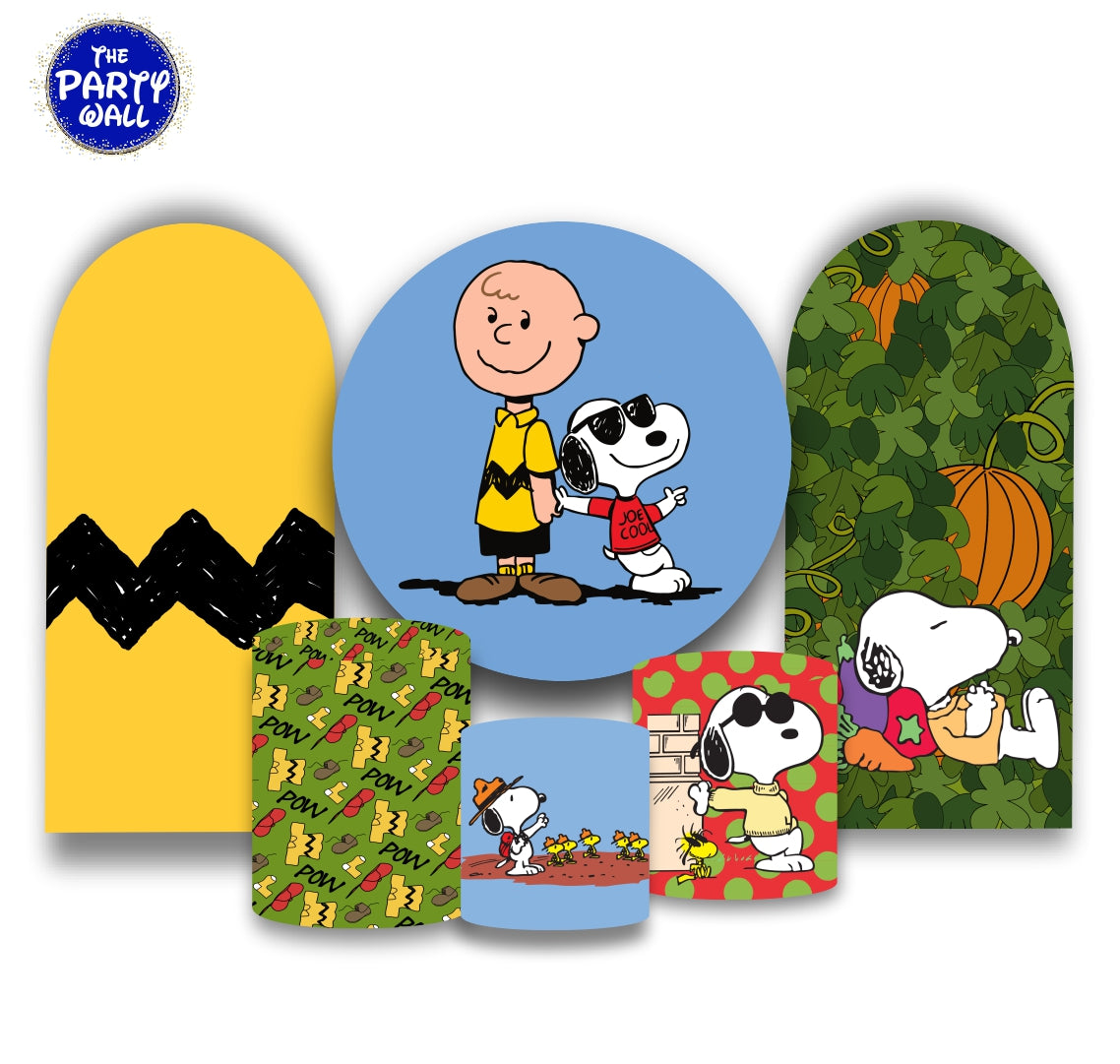 Snoopy  - Fundas para set + 2 complementos