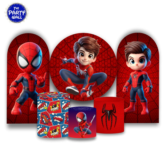 Spiderman - Fundas para set + 2 complementos