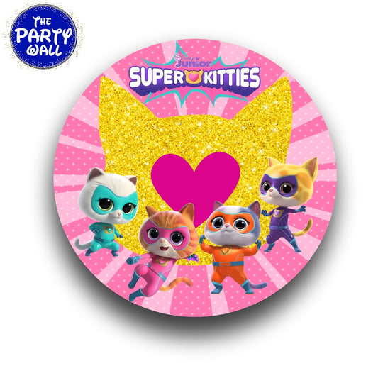 Super Kitties - Funda para mampara circular