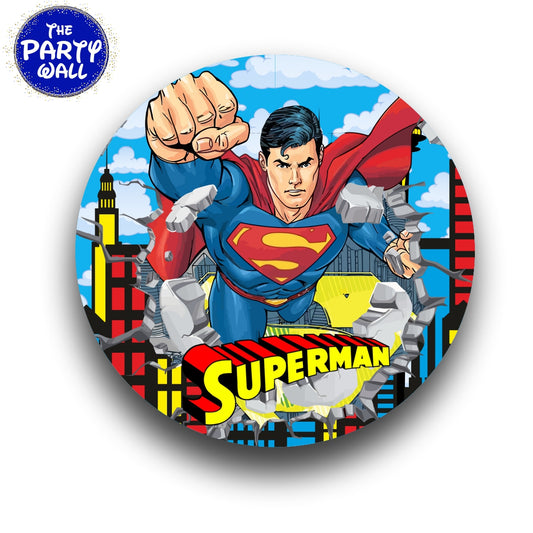 Superman - Funda para mampara circular