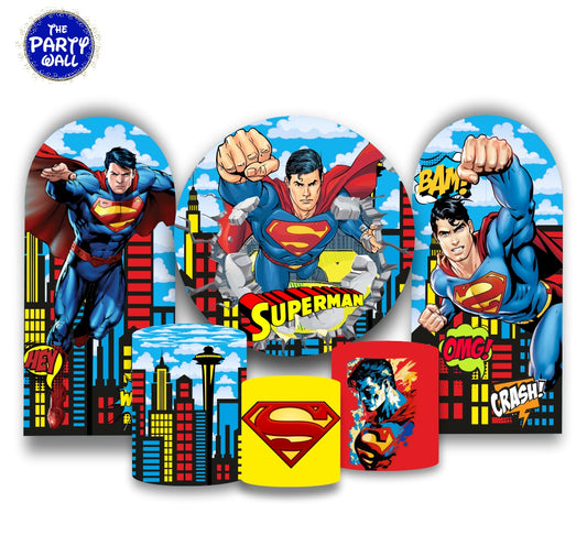 Superman - Fundas para set + 2 complementos