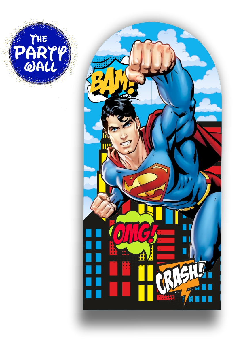 Superman - Funda para mampara de punta redonda