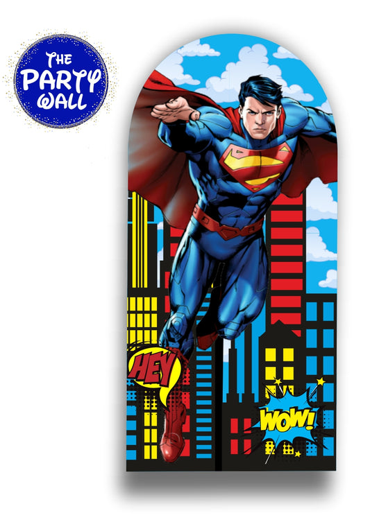 Superman - Funda para mampara de punta redonda