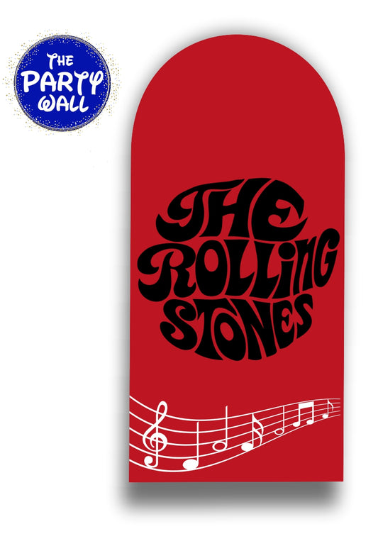 The Rolling Stones - Funda para mampara de punta redonda