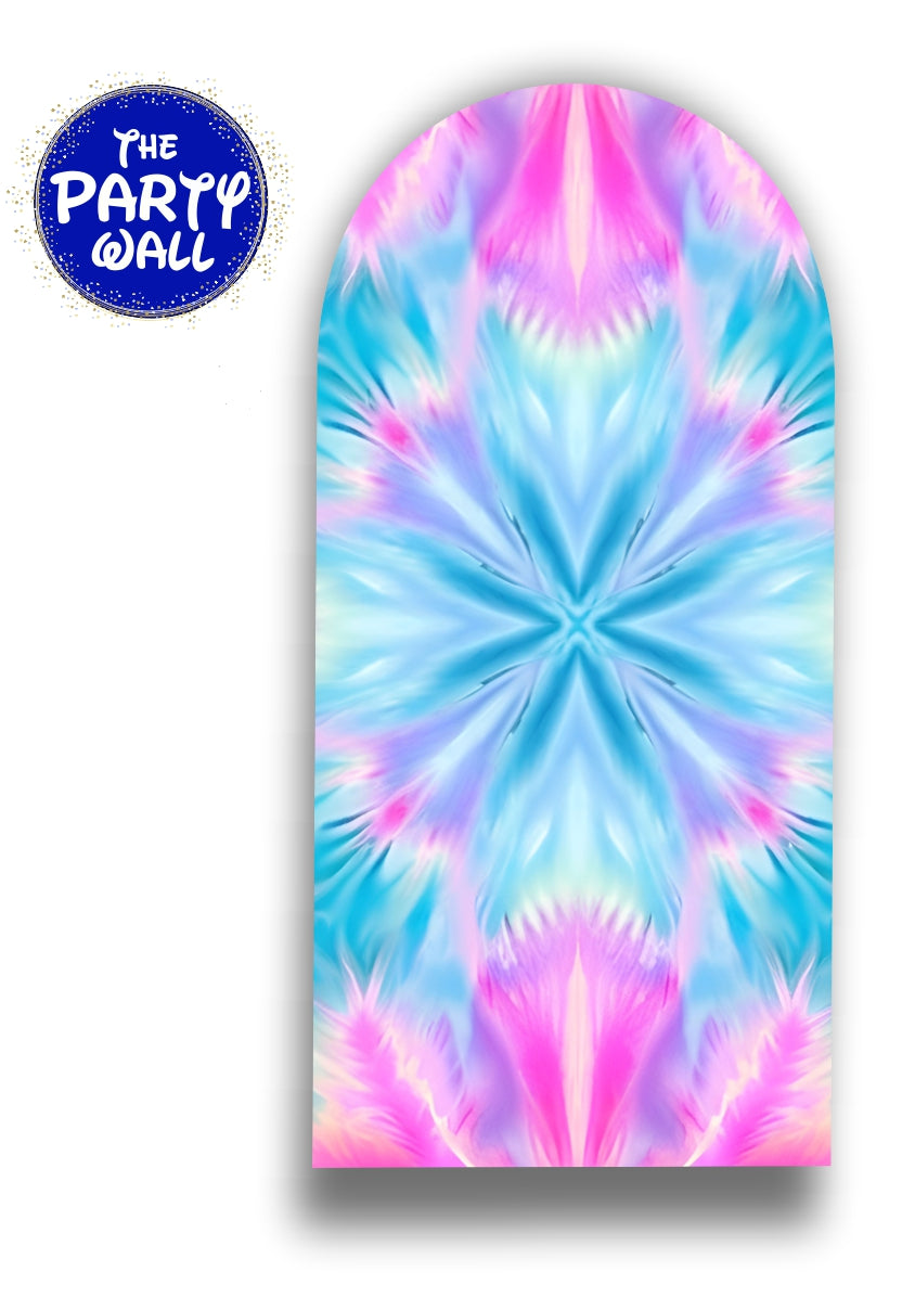 Tie Dye - Funda para mampara de punta redonda