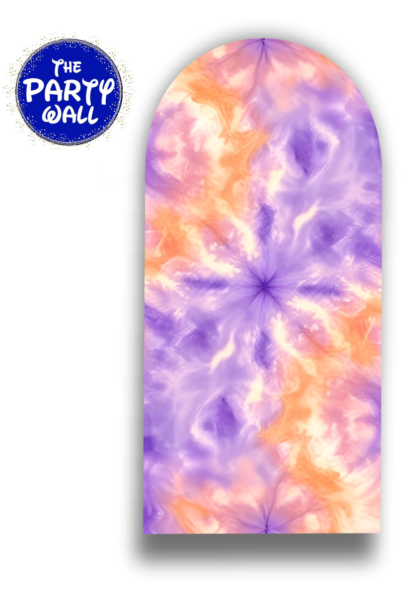 Tie Dye - Funda para mampara de punta redonda