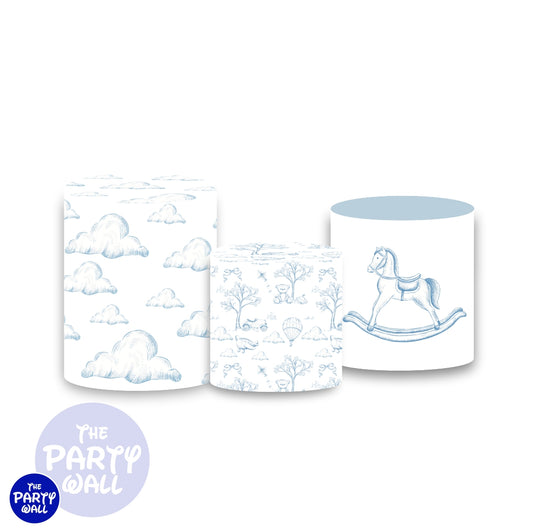 Toile de Jouy - Fundas para cilindros