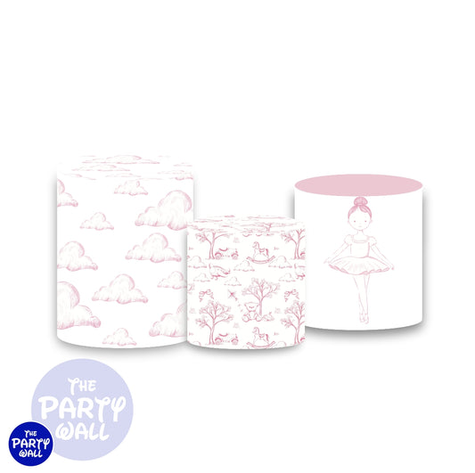 Toile de Jouy - Fundas para cilindros