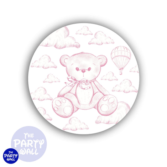 Toile de Jouy - Funda para mampara circular