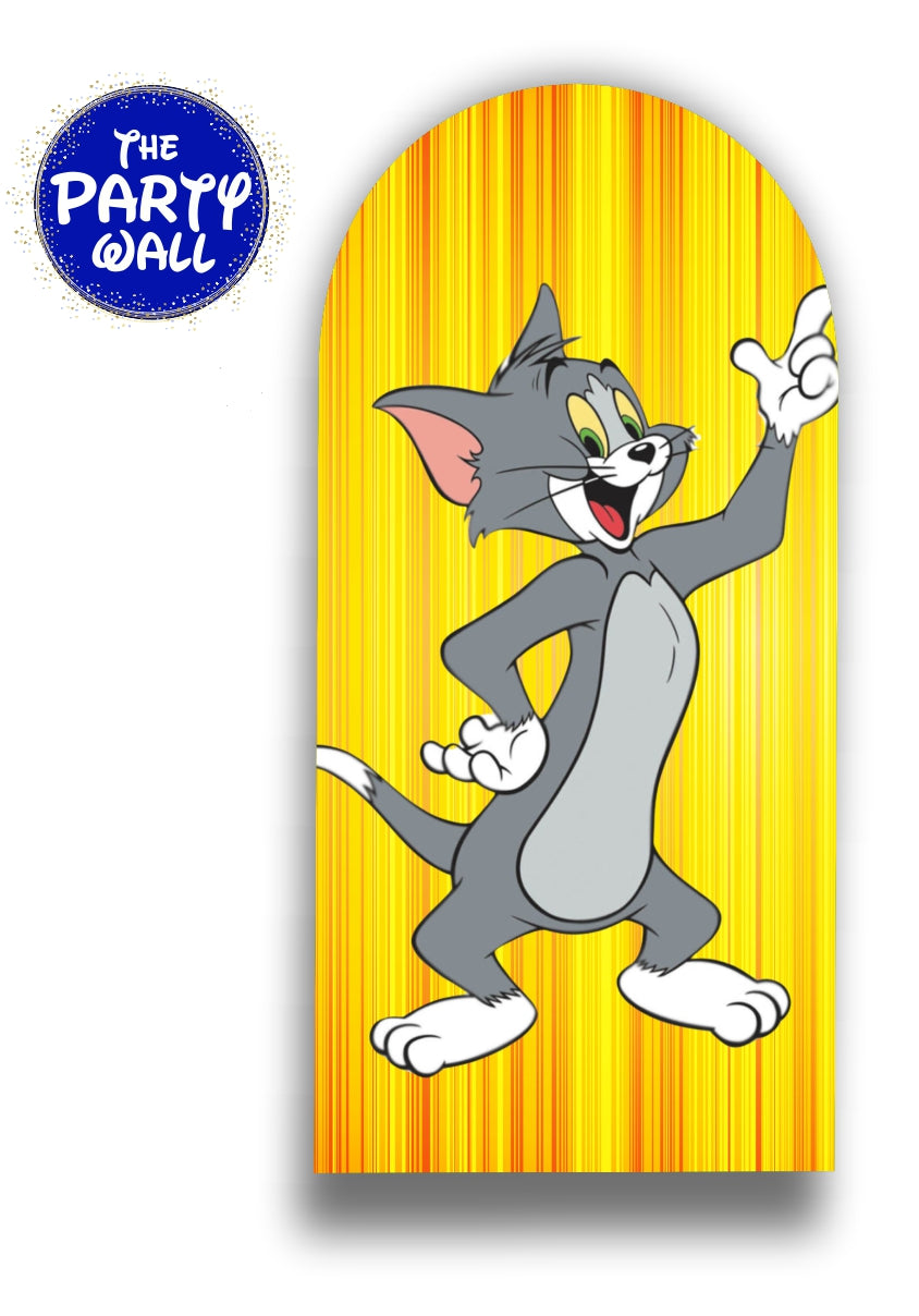 Tom y Jerry  - Funda para mampara de punta redonda