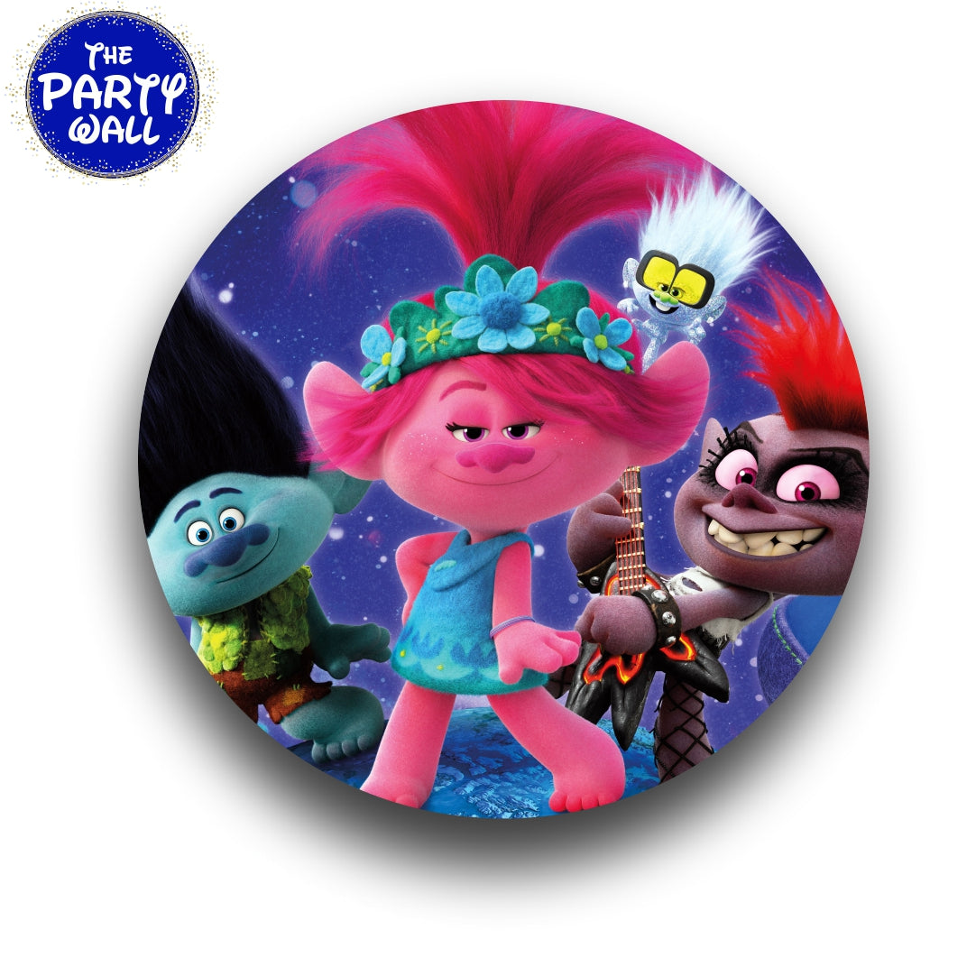 Trolls - Funda para mampara circular
