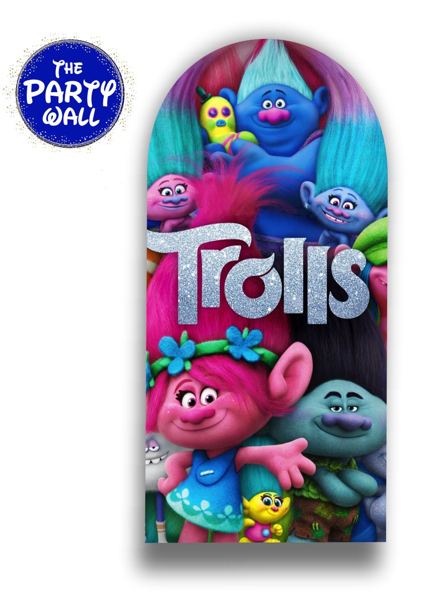 Trolls - Funda para mampara de punta redonda