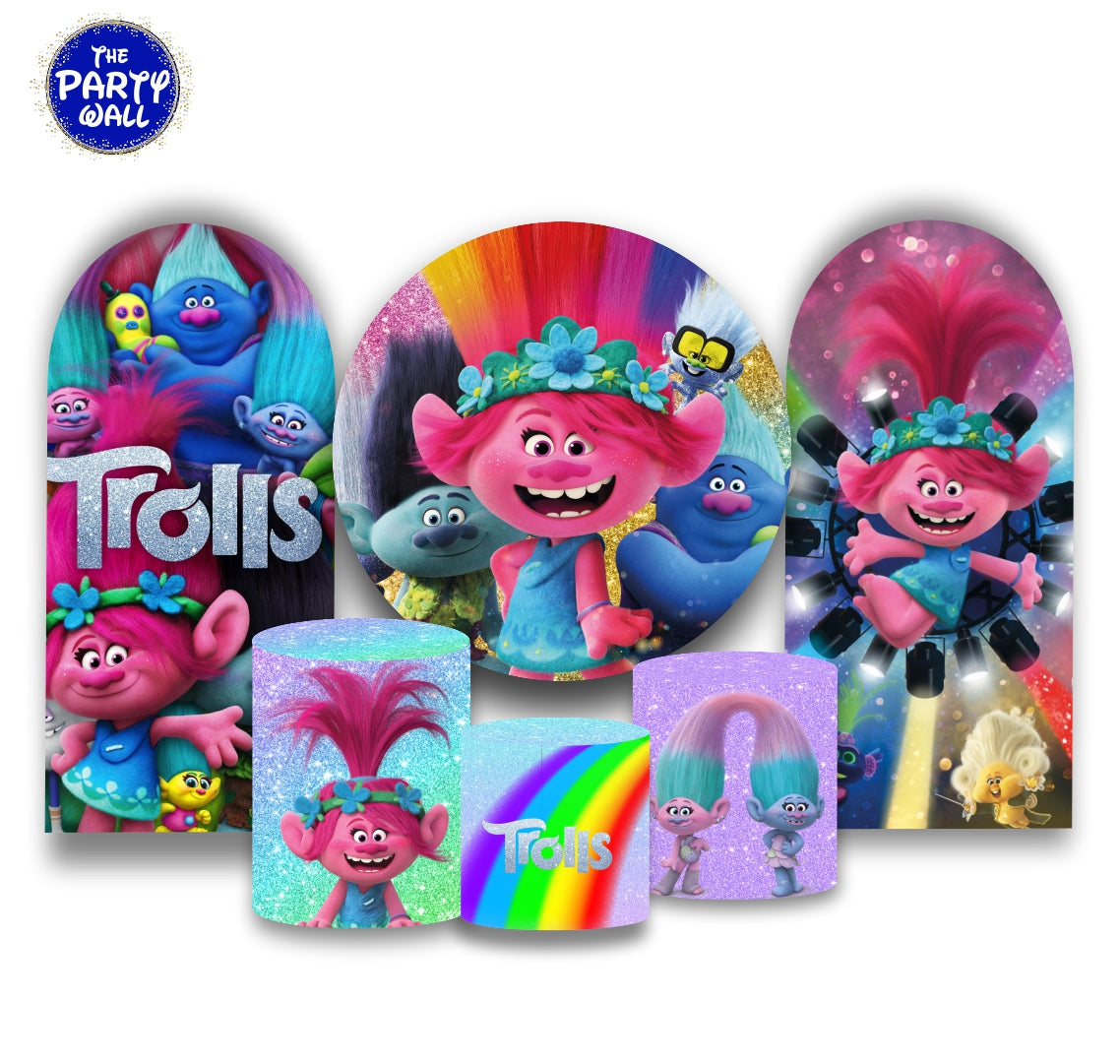 Trolls - Fundas para set + 2 complementos