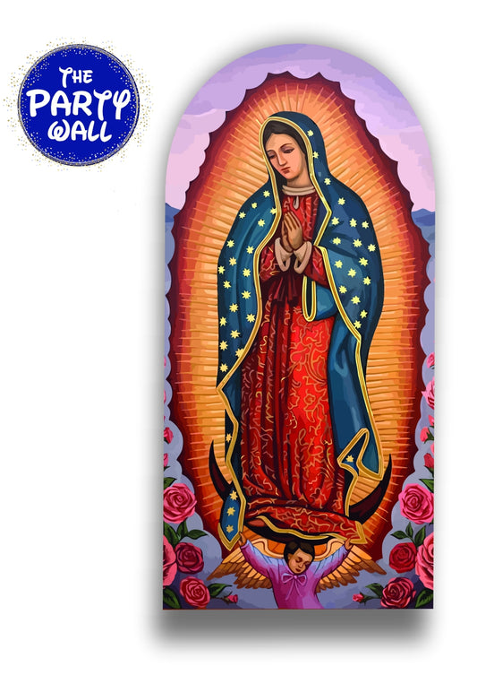 Virgen de Guadalupe - Funda para mampara de punta redonda