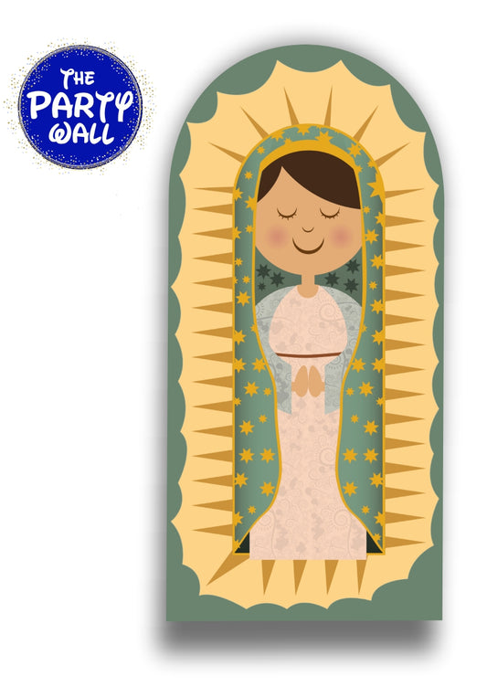 Virgen de Guadalupe - Funda para mampara de punta redonda