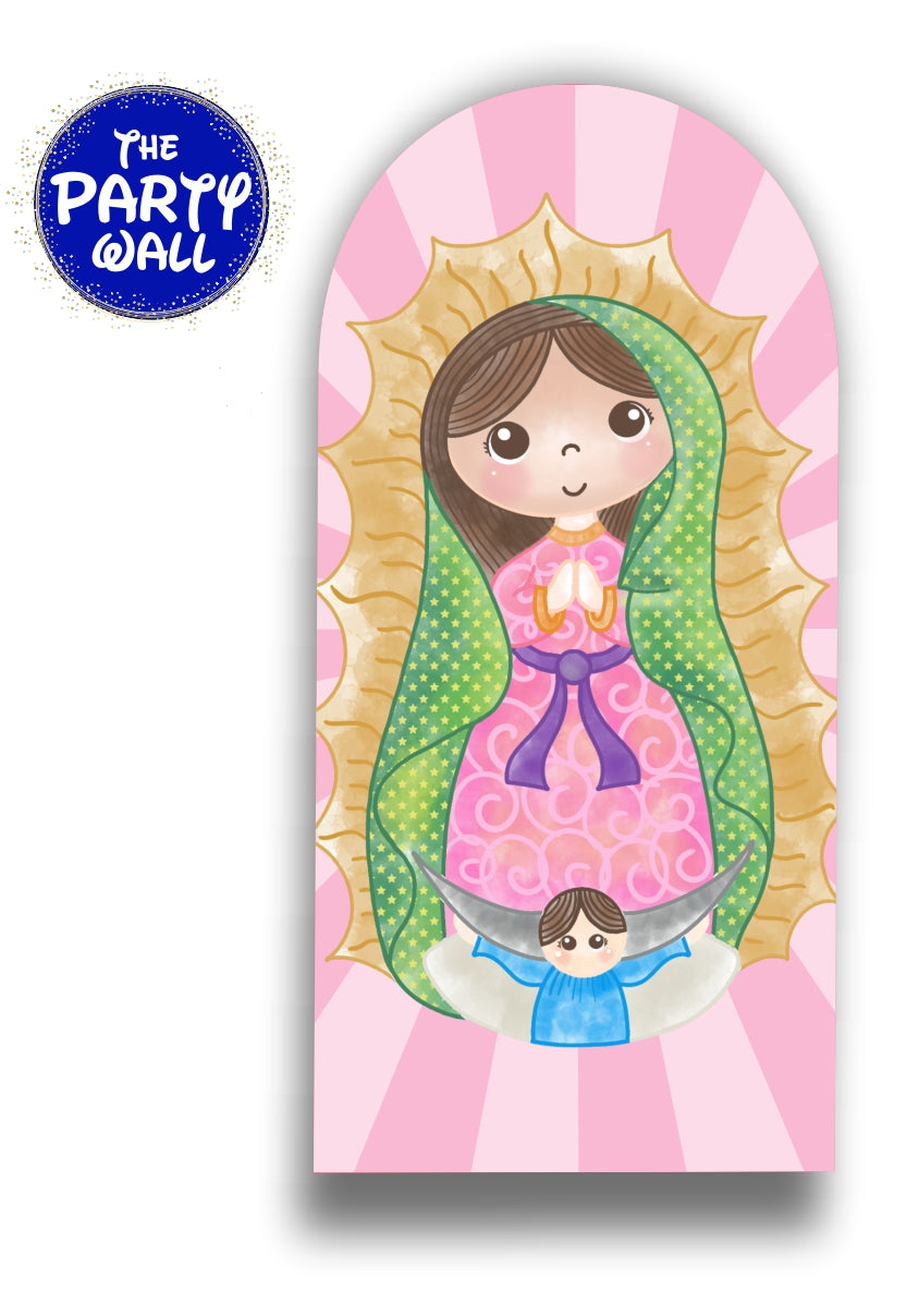 Virgen de Guadalupe - Funda para mampara de punta redonda