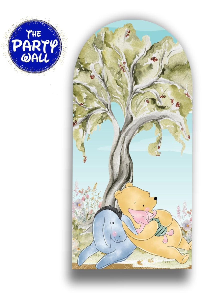 Winnie Pooh - Funda para mampara de punta redonda