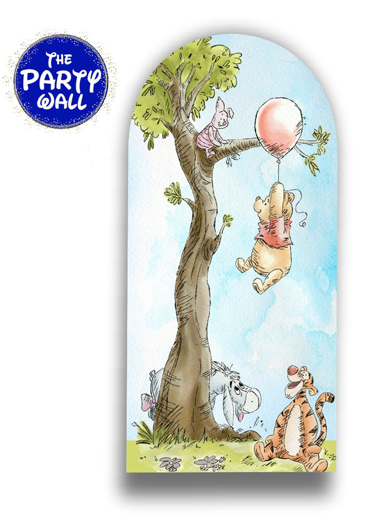 Winnie Pooh - Funda para mampara de punta redonda