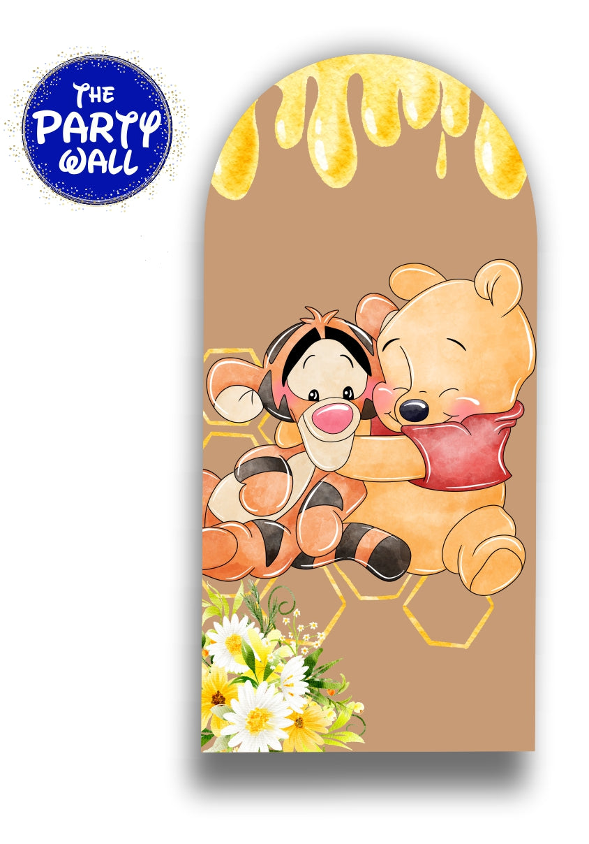 Winnie Pooh - Funda para mampara de punta redonda