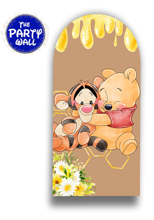 Winnie Pooh - Funda para mampara de punta redonda