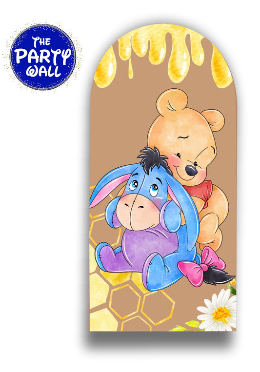 Winnie Pooh - Funda para mampara de punta redonda