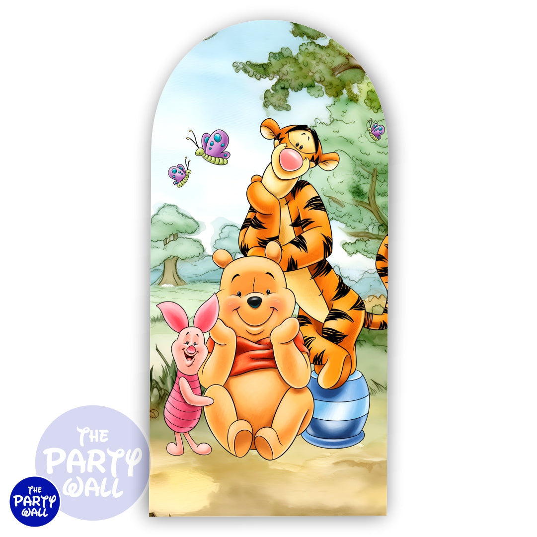 Winnie Pooh - Funda para mampara de punta redonda