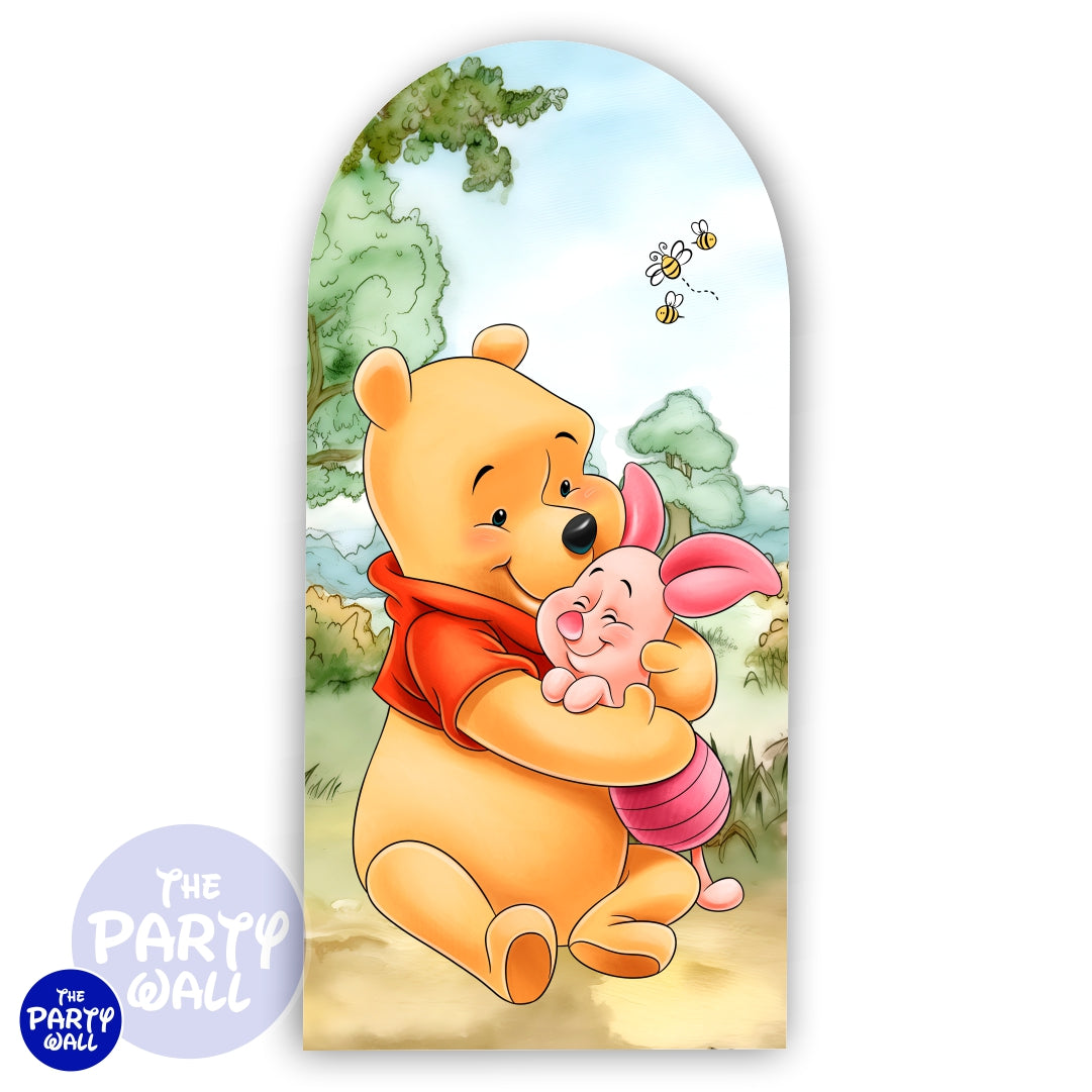 Winnie Pooh - Funda para mampara de punta redonda