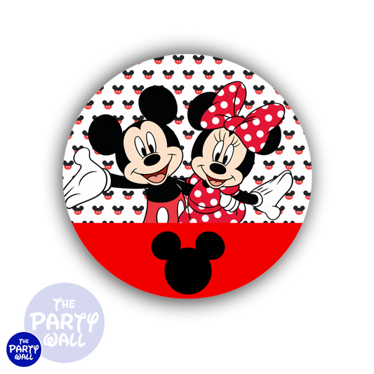 Mickey Mouse - Funda para mampara circular