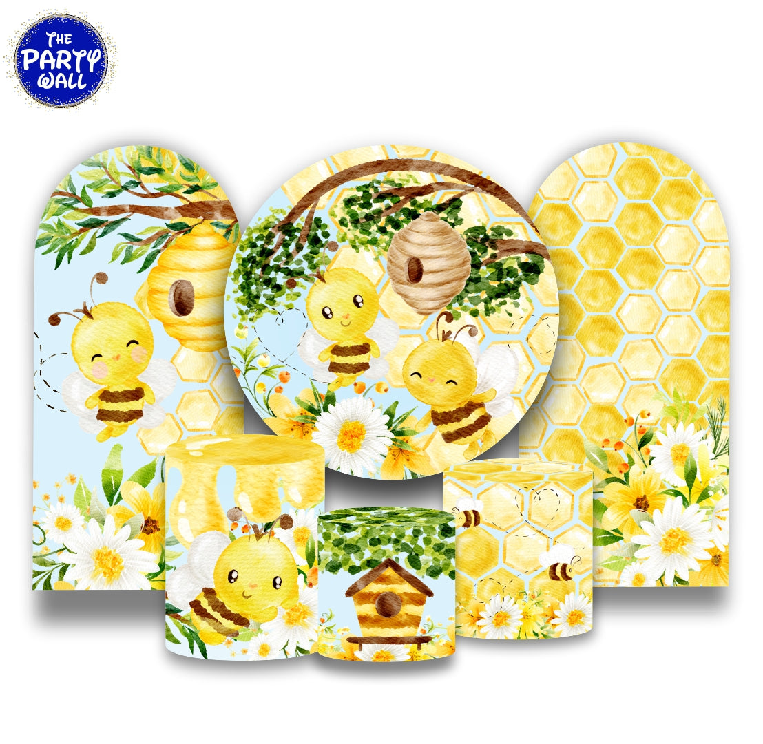 Abejas Cute - Fundas para set + 2 complementos