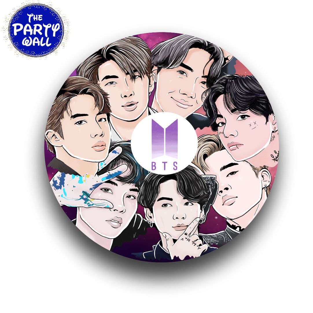 BTS - Funda para mampara circular