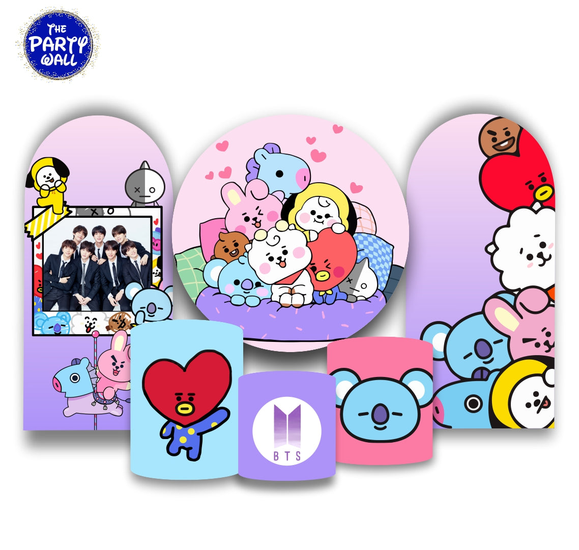 BTS - Fundas para set + 2 complementos