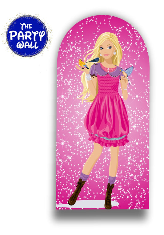 Barbie - Funda para mampara de punta redonda