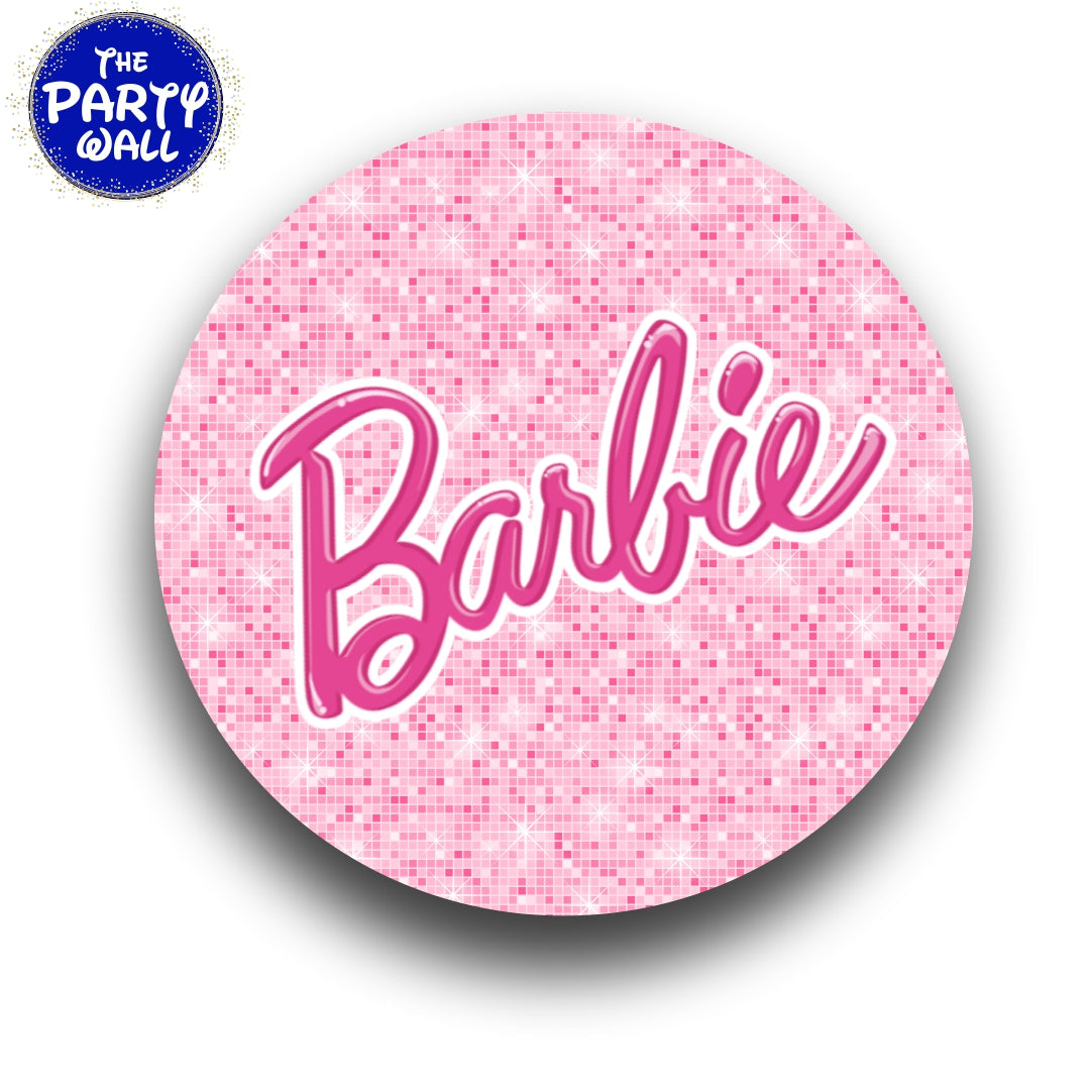 Barbie - Funda para mampara circular