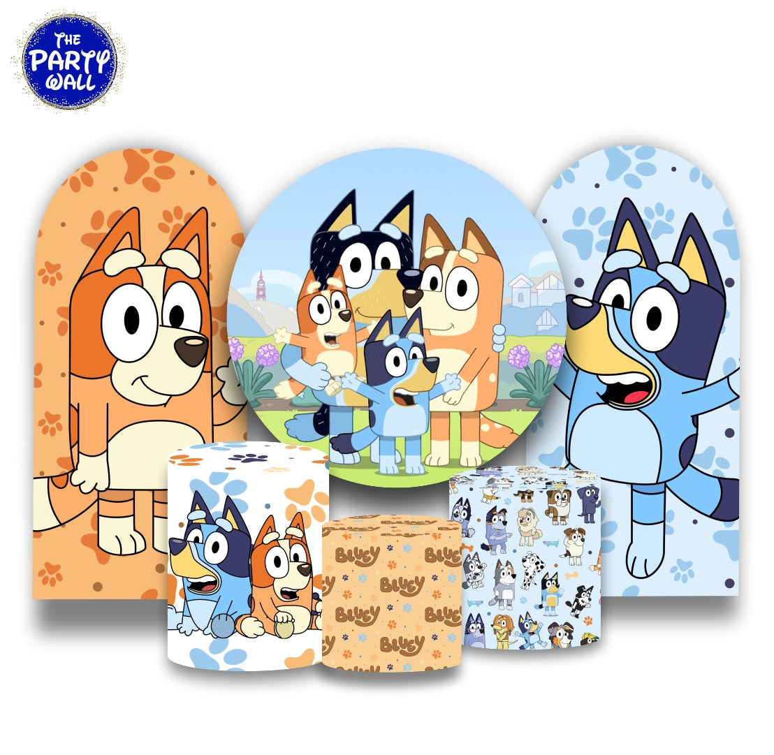 Bluey - Fundas para set + 2 complementos