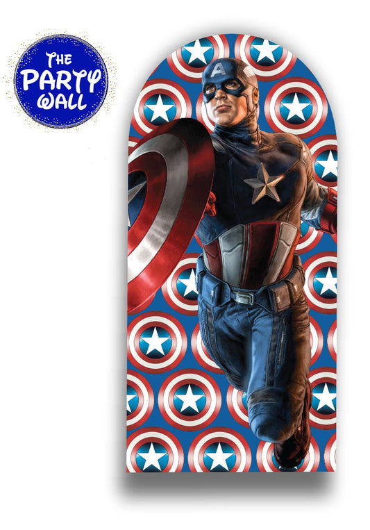 Capitán América - Funda para mampara de punta redonda
