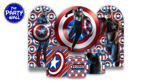 Capitán América - Funda para set + 2 complementos