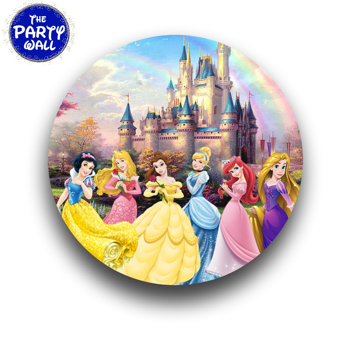 Colección Princesas Disney - Funda para mampara redonda