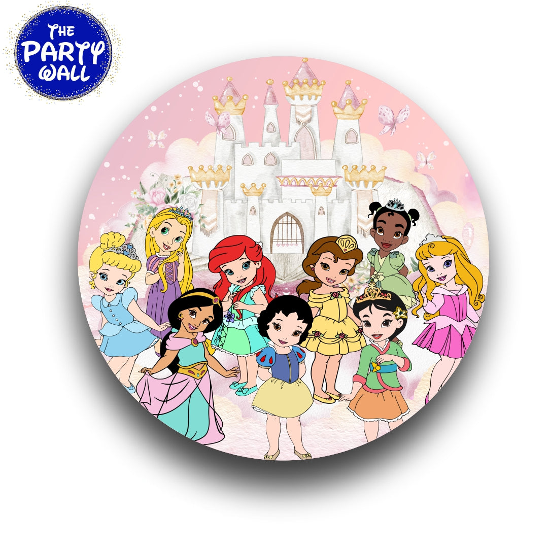 Colección Princesas Disney - Funda para mampara redonda