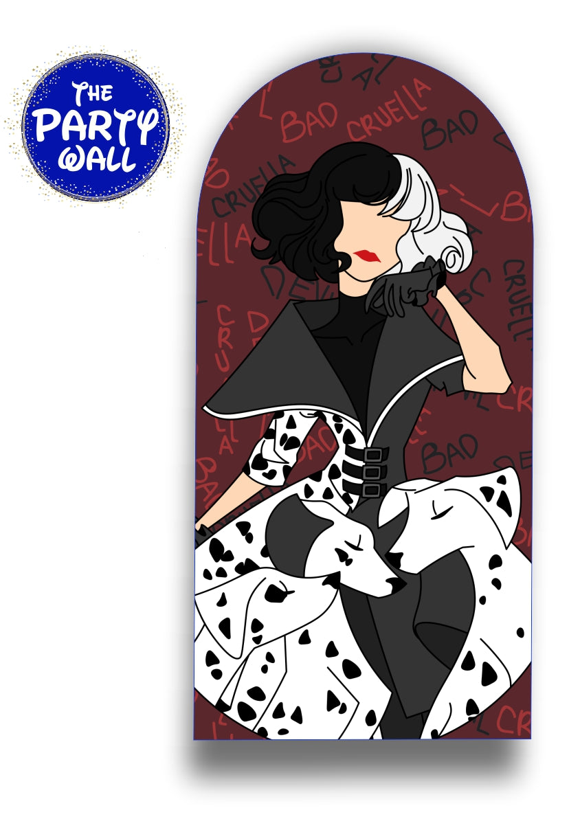 Cruella - Funda para mampara de punta redonda