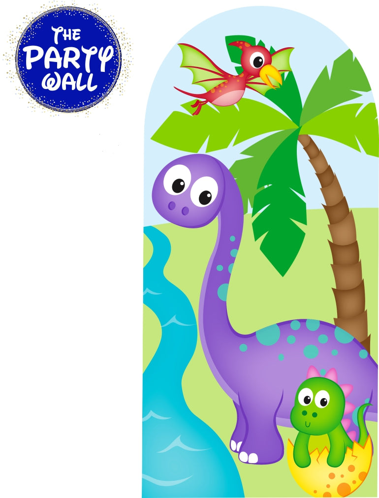 Dinosaurios Cute - Funda para mampara de punta redonda