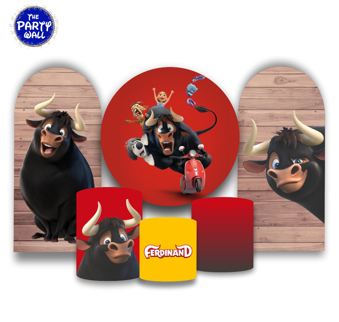 Ferdinand/Ole el Toro - Fundas para set + 2 complementos