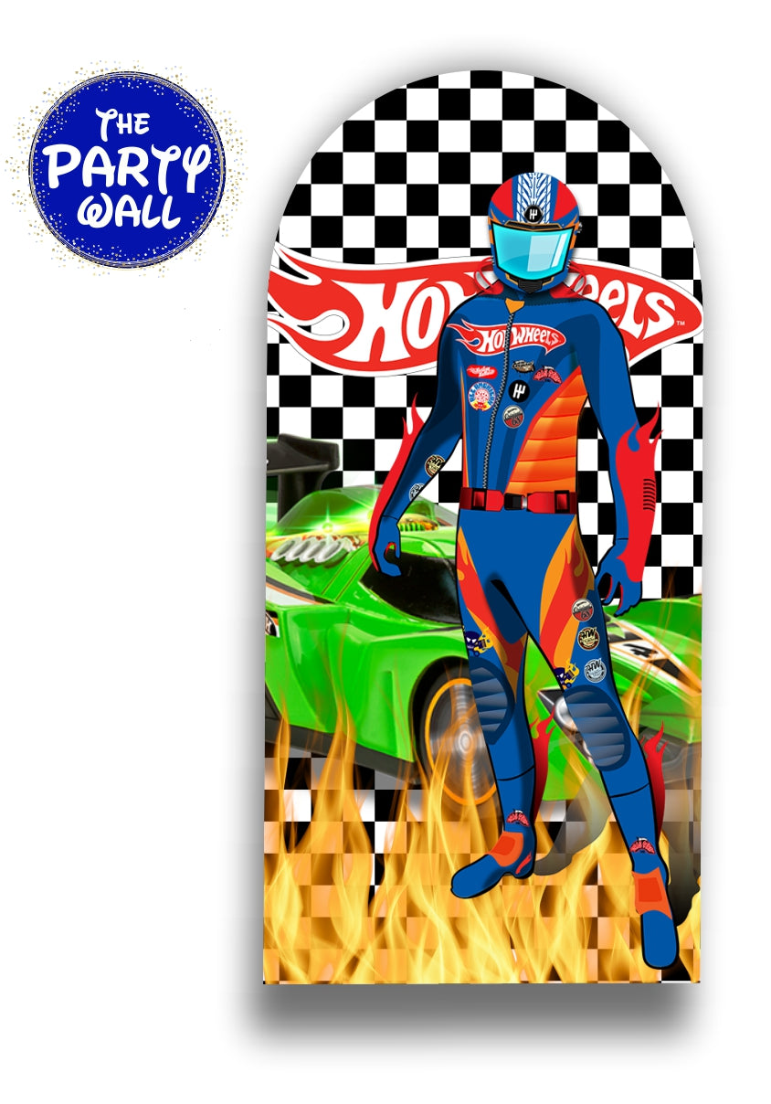 Hot Wheels - Funda para mampara de punta redonda