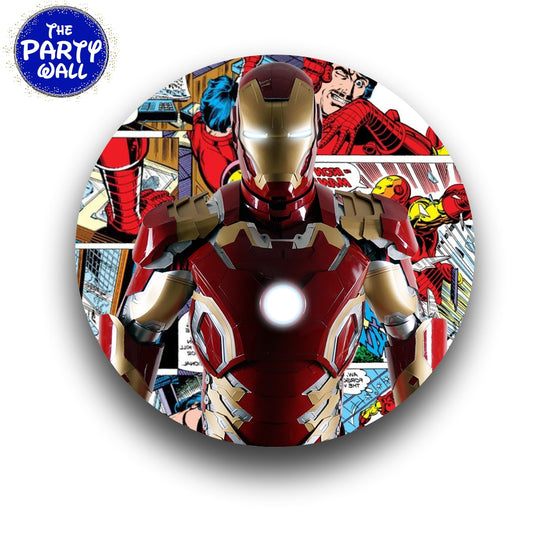 Iron Man - Funda para mampara circular