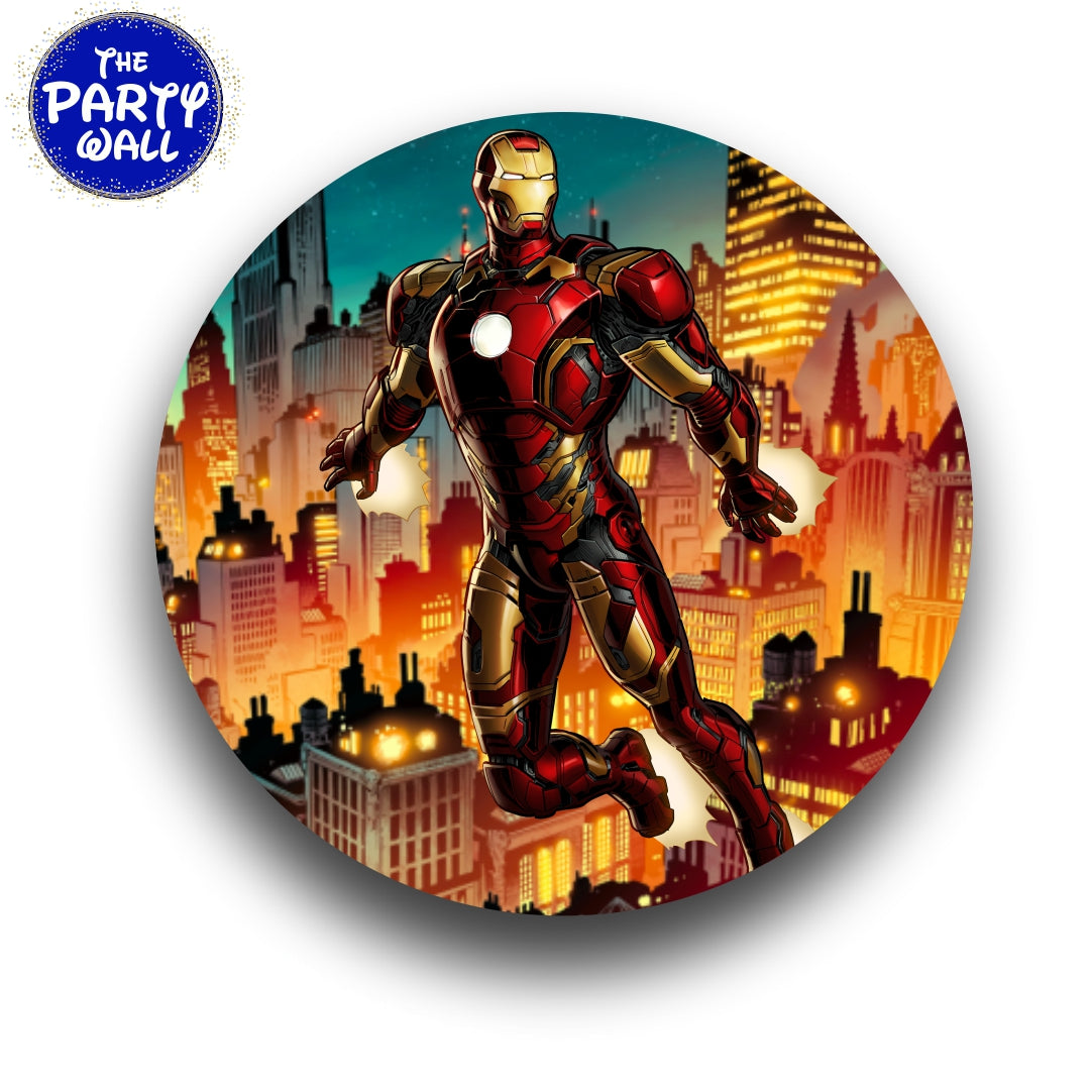 Iron Man - Funda para mampara circular